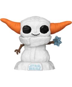 Funko Pop! Disney Star Wars: The Mandalorian Holiday - Grogu Snowman #748 Bobble-Head Vinyl Figure