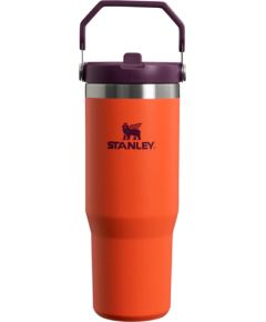 Stanley Termokrūze ar salmiņu The IceFlow Flip Straw Tumbler 0,89L oranža