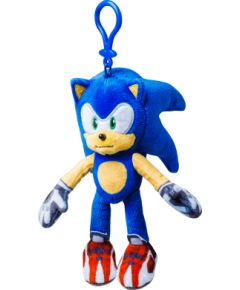 SONIC Piespraužama plīša rotaļlieta, 15 cm