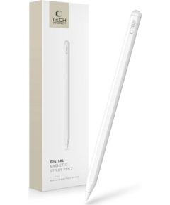 Магнитный стилус Tech-Protect Digital Magnetic Stylus Pen 2 магнитный стилус для планшета iPad - белый