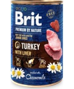 Brit Brit Premium By Nature Turkey with Liver Indyk Wątróbka dla Szczeniąt 400 g