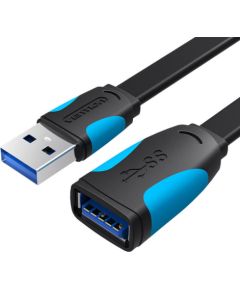 Flat USB 3.0 extender Vention VAS-A13-B150 1.5m Black