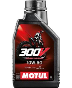 Motul 300V FL OFF ROAD 10W50 1L Ester Core tehnoloģija 4T