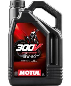 Motul 300V 4T FL OffRoad 15W60 4L Ester Core tehnoloģija