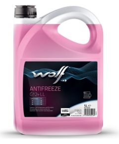 Wolf ANTI-FREEZE LL G12+ 5L dzesēšanas skidrums sarkans koncentrāts -72o OAT