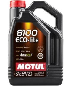 Motul 8100 Eco-lite 5W20 5L API SN-RC/SN+, ILSAC GF5