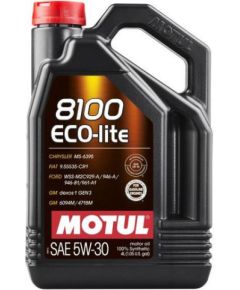 Motul 8100 Eco-lite 5W30 SN 4L API SN, GM Dexos1