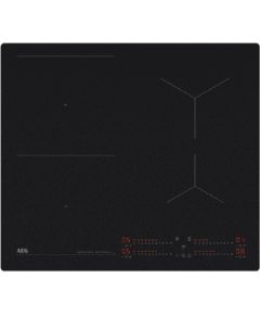 AEG TI64IB10IZ indukcijas plīts virsma 60cm Hob2Hood melns matēts 7000.sērijas SaphirMatt SenseBoil