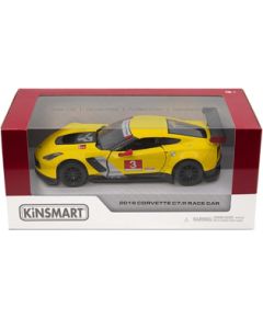 KINSMART Miniatūrais modelis - 2016 Corvette C7.R Race Car, izmērs 1:36