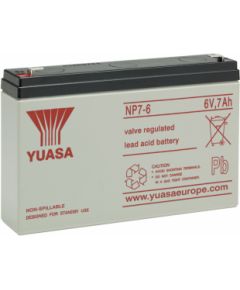 6V 7Ah YUASA akumulators NP7-6 151x34x97mm