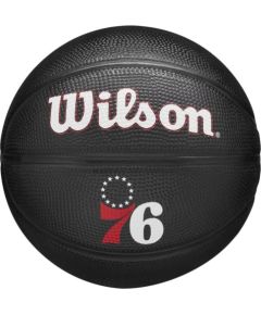 Wilson Team Tribute Philadelphia 76ers Mini Ball WZ4017611XB basketball (3)