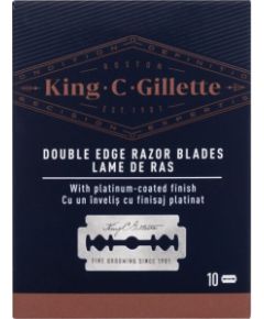 Gillette King C. / Double Edge Safety Razor Blades 10pc