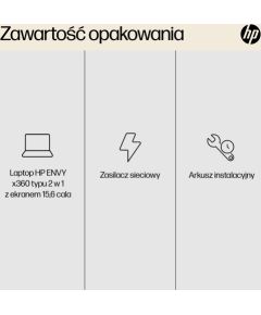 HP Envy 15-FH0023D Ryzen 7 7730U 15.6"FHD Touch 16GB SSD512 BT BLKB x360 Win11 Nightfall Black (REPACK) 2Y