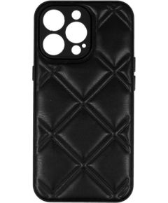 iLike Samsung  GALAXY A14 4G LEATHER 3D CASE Black