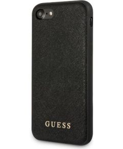 Guess Apple  iPhone 7/8/SE2020/SE2022 Saffiano PU Silicone Case Black