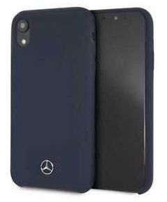 Mercedes-Benz Apple  iPhone XR Liquid Silicone Case Navy