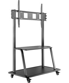 LOGILINK BP0085 TV monitor cart 60-105inch height adjustable 150kg max.