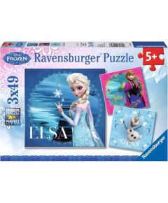 Ravensburger Puzzle 3x49 pc Frozen Elsa, Anna & Olaf