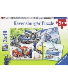 Ravensburger Puzzle 3x49 pc Police Action