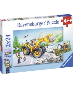 Ravensburger Puzzle 2x24 pc Diggers at Work