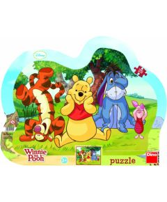 Dino Silhouette Puzzle 25 pc, Disney Winnie Pooh