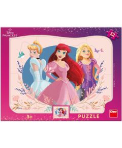 Dino Frame Puzzle 12 pc,Princess