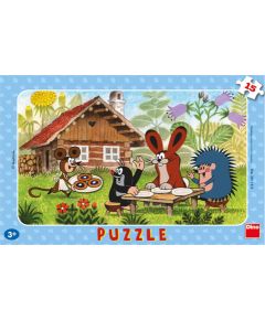 Dino Frame Puzzle 15 pc small, Little Mole