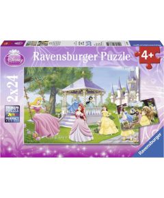 Ravensburger Puzzle 2x24 pc Disney Magical Princesses