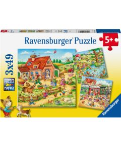 Ravensburger Puzzle 3x49 pc Holidays in the Countryside