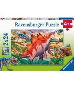 Ravensburger Puzzle 2x24 pc Dinosaurs