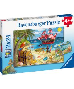 Ravensburger Puzzle 2x24 pc Pirates and Mermaids