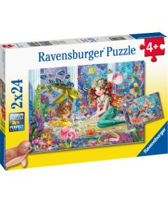 Ravensburger Puzzle 2x24 pc Mermaids