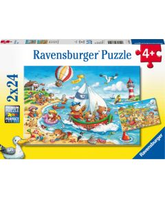 Ravensburger Puzzle 2x24 pc Seaside Holiday