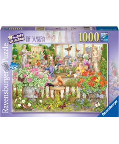 Ravensburger high-quality puzzle Cafe in the middle of nature, 1000 pieces