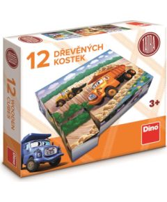 Dino Cube Puzzle 12 pc Tatra Cars