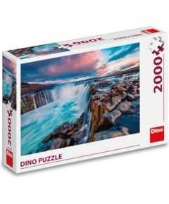 Dino Puzzle 2000 pc Waterfall of Selfoss