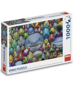 Dino Puzzle 1000 pc Colorful Fishes