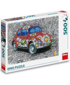 Dino Puzzle 500 pc Painted VW Beetle