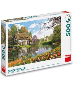 Dino Puzzle 500 pc Cottage by the Water