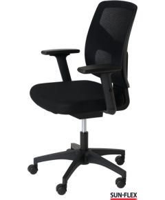 Krēsls SUN-FLEX OFFICECHAIR MESH, melns