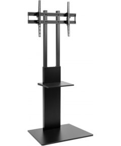 REFLECTA TV Stand Elegant 70S black 37-70inch with extra shelf max load 5kg max load TV 40kg