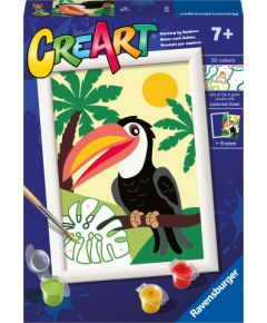 Ravensburger Paint by Numbers Toucan in the jungle