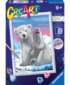 Ravensburger Paint by Numbers Polarbear Greeting