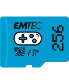 Emtec Gaming MicroSDXC 256 GB Class 10 UHS-I/U3 A1 V30 (ECMSDM256GXCU3G)