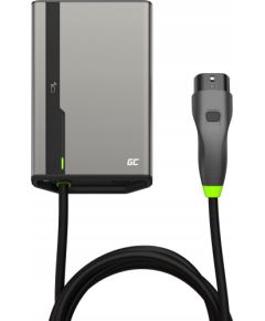 ŁADOWARKA EV Wallbox Green Cell HabuDen EVGC021B2250 22kW TYPE 2 5M GC App NFC BT Wi-Fi