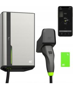 ŁADOWARKA EV Wallbox Green Cell HabuDen EVGC021B2275 22kW TYPE 2 7,5M GC App NFC BT Wi-Fi