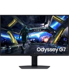 Samsung Odyssey G7 S27DG702EU - G70D Series - LED-Monitor - Smart - Gaming - 68.6 cm (27") - 3840 x 2160 4K UHD (2160p) @ 144 Hz - Fast IPS - 350 cd/m2 - 1000:1 - DisplayHDR 400 - 1 ms - 2xHDMI, DisplayPort - Lautsprecher - Schwarz