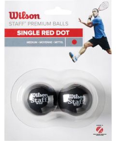 Wilson Staff Squash Red Dot Ball WRT617700 (One size)