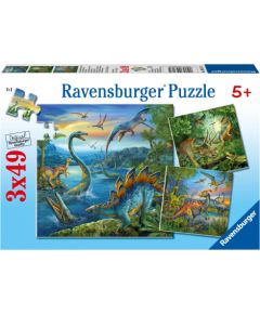 Ravensburger Puzzle 3x49 pc Dinosaurs