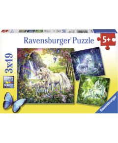 Ravensburger Puzzle 3x49 pc Beautiful Unicorns